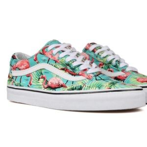 Vans Van Doren Old Skool Flamingo Sneakers Sz 8.5